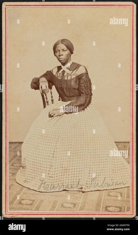 African American Anti Slavery Activist Harriet Tubman C1820 1913 Was
