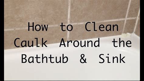 Bathtub caulking doesn't have to be difficult. How to Clean caulk and grout around bathtub - YouTube