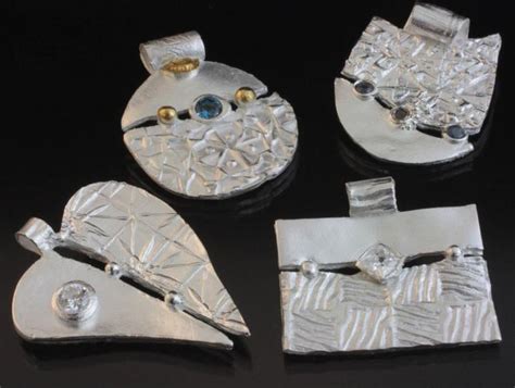 Metal Clay Art Metal Clay Pendant Silver Metal Clay Pmc Jewelry Metal Jewelry Silver