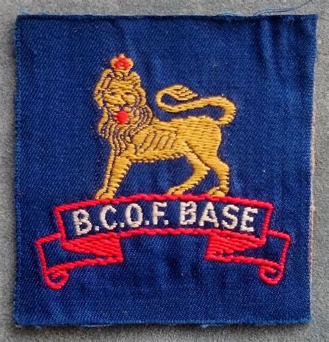 Formation Patch British Commonwealth Occupation Forces Japan Bcof