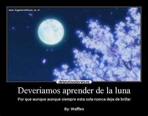 Deveriamos Aprender De La Luna Desmotivaciones