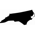 Carolina North State Silhouette Flag South Map