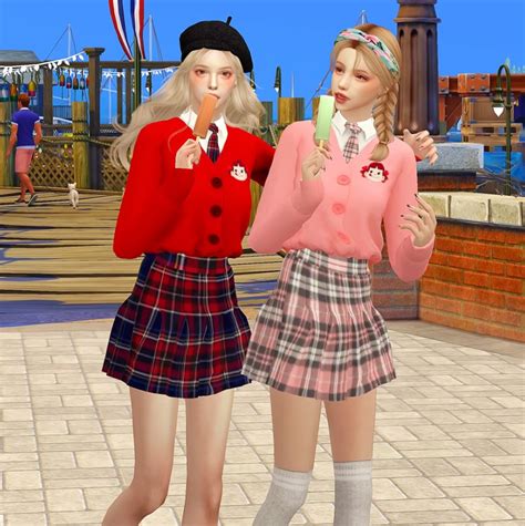 Sims 4 School Uniform Sims 4 Dresses Sims 4 Sims 4 Mods Clothes