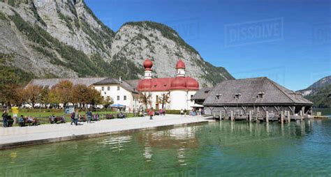 St Bartholomews Church Lake Koenigssee Berchtesgadener Land