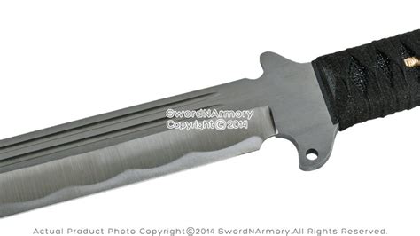 24 65mn Spring Steel Full Tang Tactical Wakizashi Sword Functional Machete