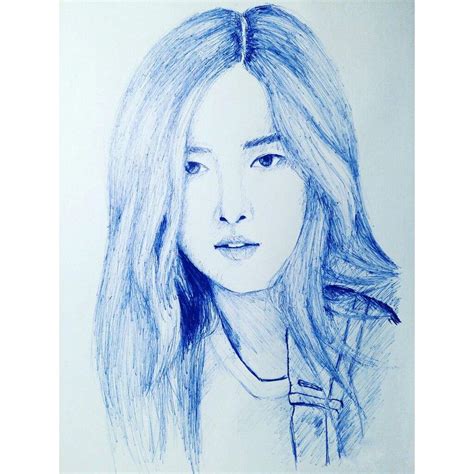 Blackpink drawing tutorial blink 블링크 amino. BLACKPINK Rosé Drawing | K-Pop Amino