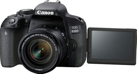 Canon Eos 800d Dslr Camera Black With Efs 18 55mm Is Stm Lens 800d18