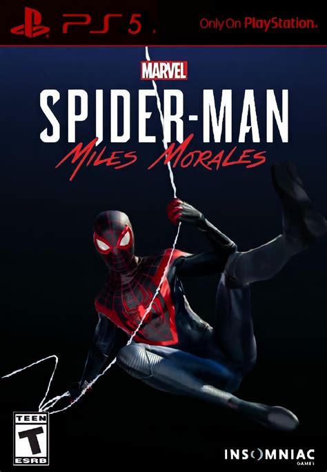 Fan Made Spider Man Miles Morales Ps5 Poster Marvel
