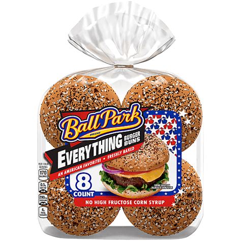 Ball Park Burger Buns Everything 8 Ea Buns Rolls Trucchi S