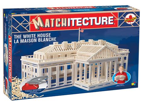 Matchitecture The White House Microbeam Matchstick Kit White House