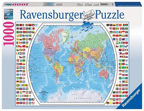 Ravensburger Political World Map Jigsaw Puzzle 1000 Piece Buy