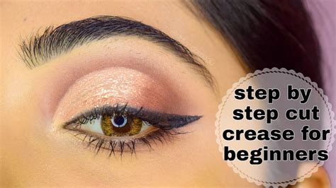 How To Do Cut Crease For Beginnersstep By Stepbengali Youtube
