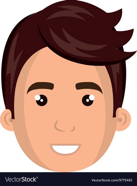 Young Male Cartoon Design Royalty Free Vector Image