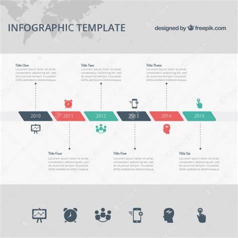 Free Vector | Timeline infographic template