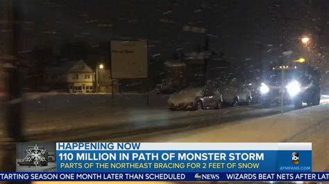Video Massive Winter Storm Slams East Coast Abc News