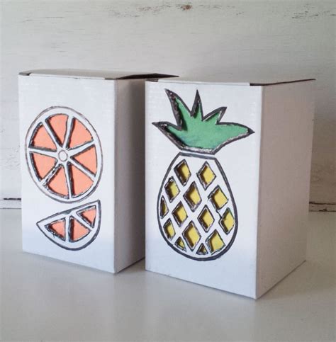 Diy How To Make Tropical Fruit Theme Boxes