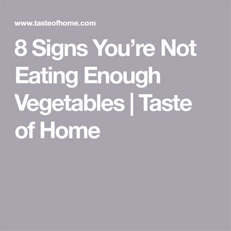 8 clear signs you re not eating enough vegetables—and what to do about it eat vegetables how