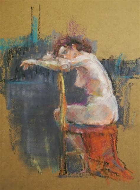 Connie Chadwell S Hackberry Street Studio Nude In A Yellow Chair