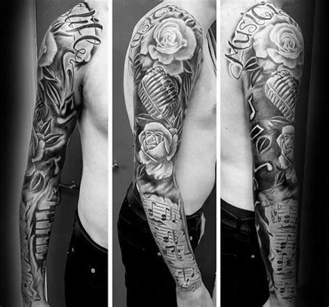 Tattoos musik 3d tattoos music tattoos tatoos cool tattoos trommel tattoo future tattoos tattoos for guys full leg tattoos. 50 Music Staff Tattoo Designs For Men - Musical Pitch Ink Ideas