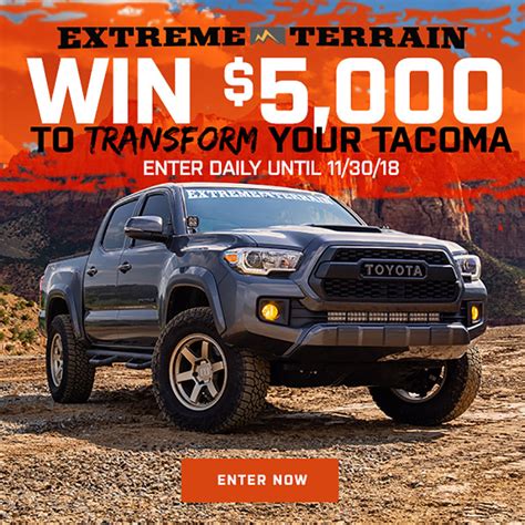 Extreme Terrain Announces 5000 Parts Giveaway Outdoorx4