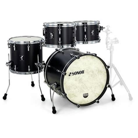 Sonor Sq1 Series 20in 4pc Shell Pack Gt Black Drummers Only