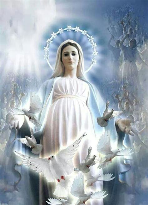 The Virgin Blessed Mother Mary Holy Mary Divine Mother