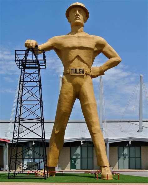 The Golden Driller Tulsa Oklahoma Via Sebastiaandc Tulsa Time