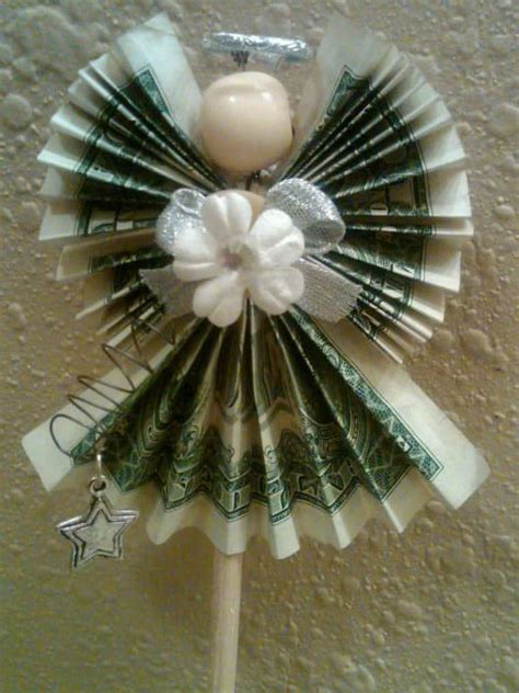 Origami Angel Made With 3 One Dollar Bills Each Wing Is A Dollar And