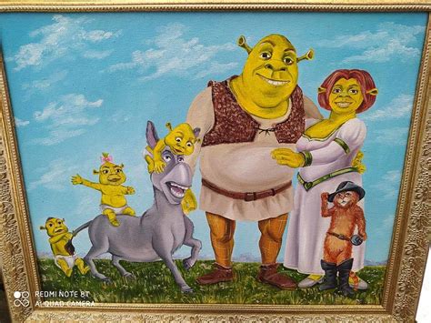 Shrek Painting By Skm Gallery Fine Art America