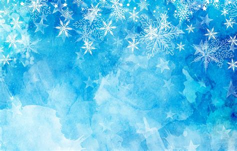 Free Download Wallpaper Winter Snow Snowflakes Background Blue