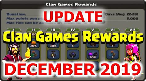 [22 - 28 December] Clan Game Advance Update - Rewards || coc updates