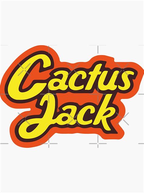 Cactus Jack Sticker By Flakkstore Redbubble