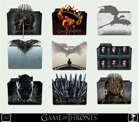 Game Of Thrones Tv Series Folder Icon V2 By Kingcuban