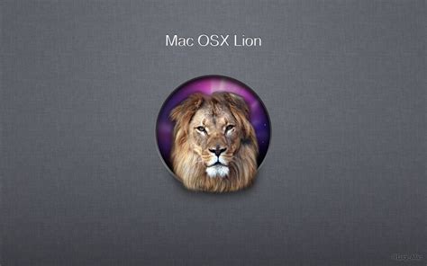 Apple Lion Desktop Wallpaper