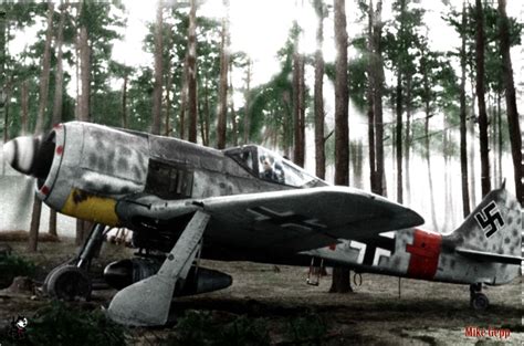 5jg300 Staffelkapitan Klaus Bretschneider Focke Wulf Fw 190a8 Red 1