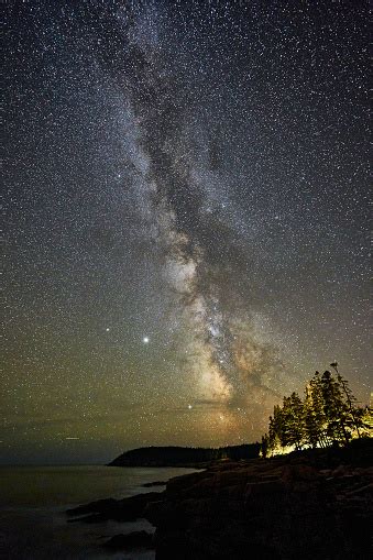 Milky Way In Acadia National Park Stock Photo Download Image Now