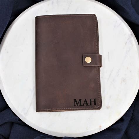 Leather Journal Cover Moleskine Notebook Cover Personalized Etsy