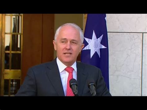 Australia PM Malcolm Turnbull On Support To Same Sex Marriage