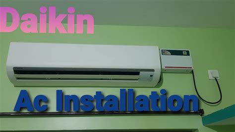 Daikin split ac Installation Tamil சரயன மறயல AC Install சயவத