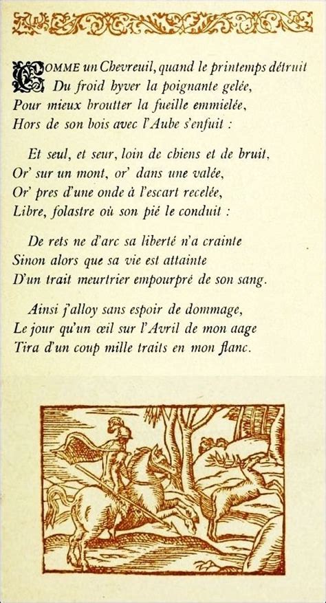 Poème De Pierre De Ronsard 1524 1585 Ronsard Citation Enfants