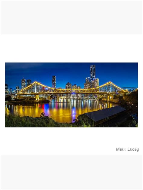 Story Bridge Brisbane Queensland Tapestry By Mgl001 Redbubble