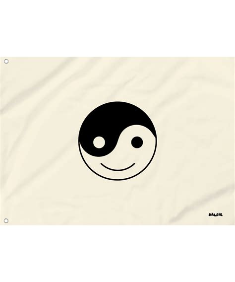 Smiley Yin Yang Flag Galfie