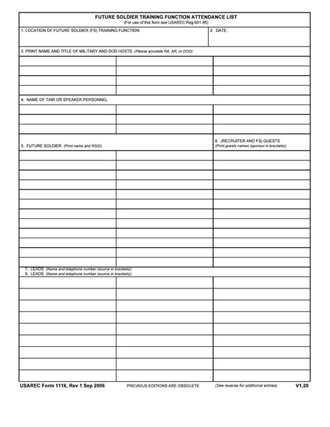 Usarec Form 1116 Fill Out Sign Online And Download Fillable Pdf