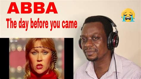 Abba The Day Before You Came Reaction Youtube