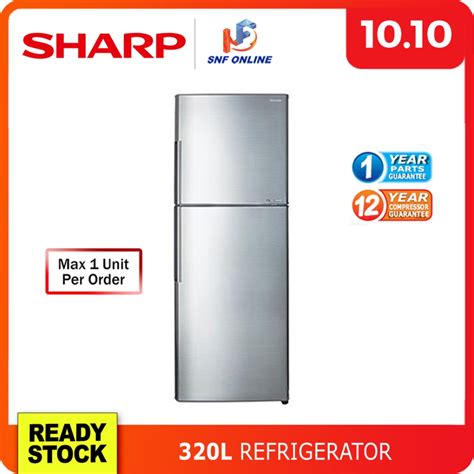 Cara check dan tukar kompressor peti sejuk. Sharp 320L Fridge Refrigerator Peti Sejuk 2 Pintu SJ325MSS ...