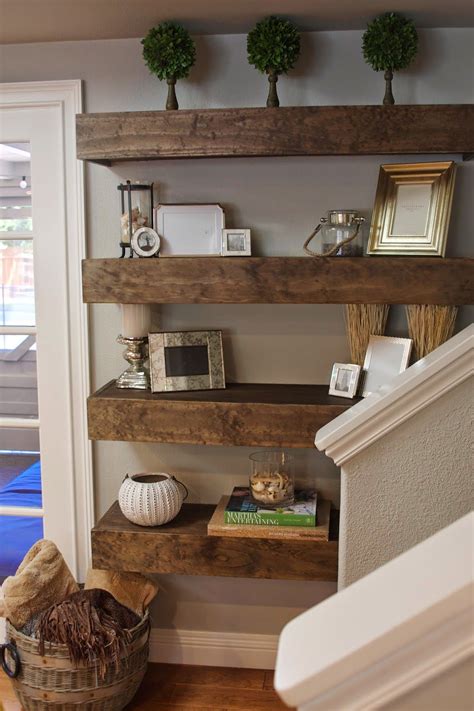 Floating shelves are a buzzword in the design world for a good reason: simply organized: Simple DIY: Floating Shelves Tutorial ...
