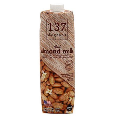 What is happiness in a box? 137 DEGREES ALMOND MILK ORIGINAL 1 L
