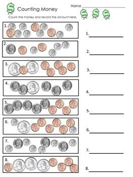 Counting Money ~ Independent Practice by carmon molnar | TpT