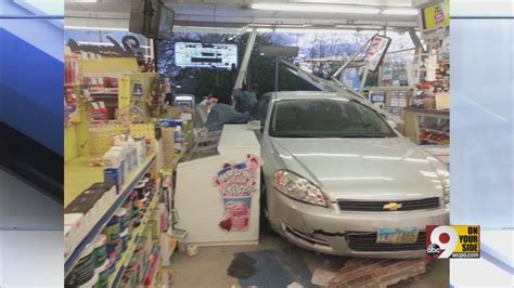 Car Crashes Into Local Store Youtube