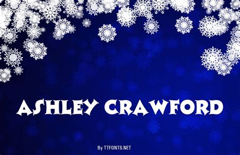 Ashley Crawford Regular Truetype Font